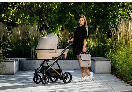 Kočárek Kunert Lazzio Eco Premium dvojkombinace cooper rám grafitový - obrázek 39