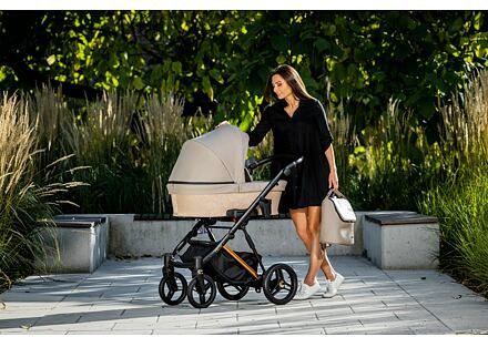 Kočárek Kunert Lazzio Eco Premium dvojkombinace cooper rám grafitový - obrázek 40