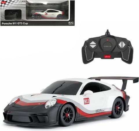 RC Auto Porsche 911 GT3 CUP na vysílačku 1:28 na baterie - obrázek 2