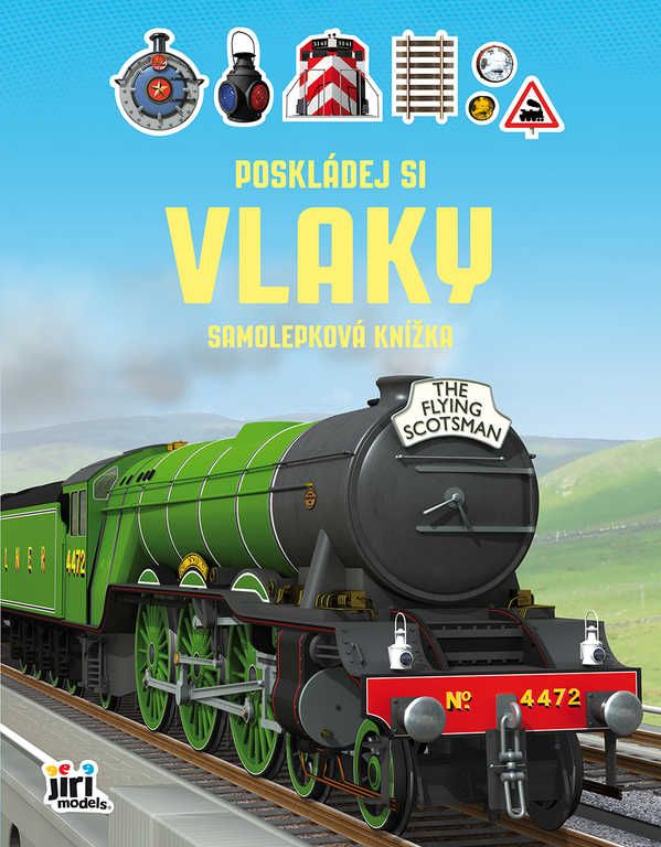JIRI MODELS Poskládej si vlaky samolepková knížka - obrázek 2