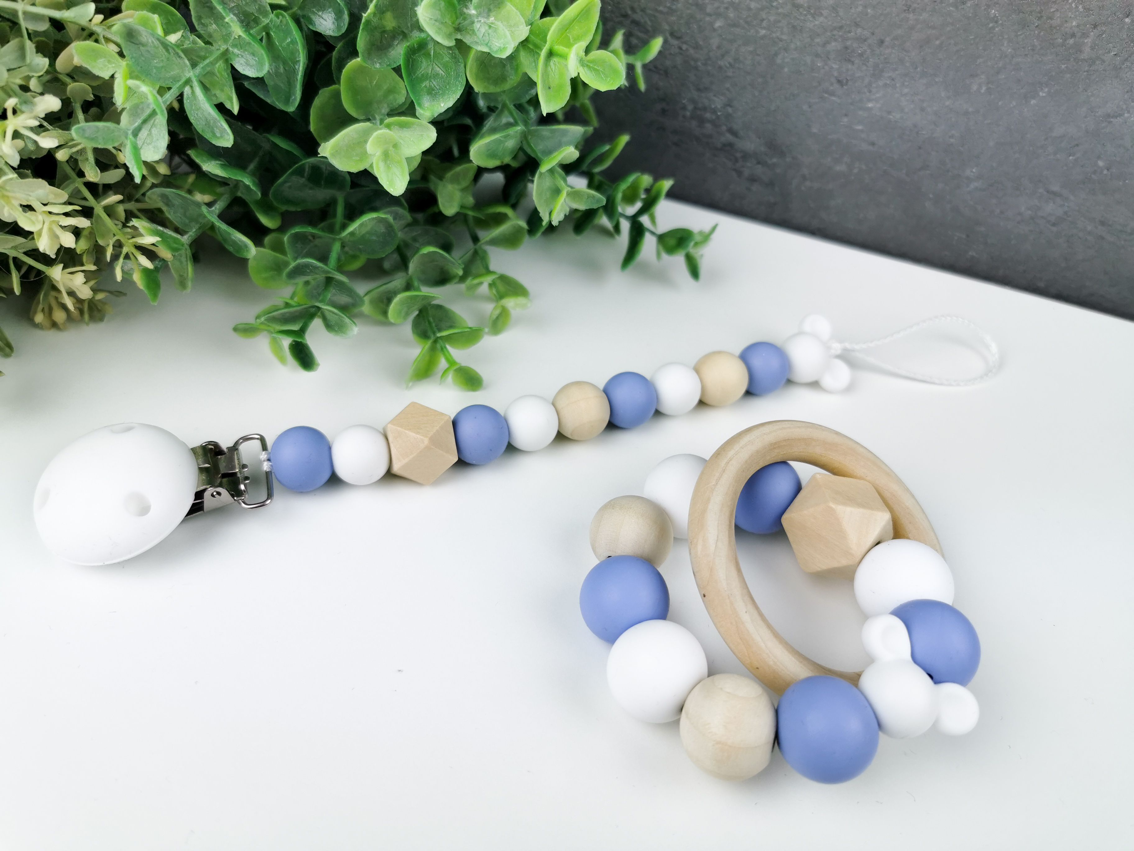 Kulišárny (handmade) Kousátko pro miminko COLIN sklad š Tvar přívěsku: Velký kroužek - obrázek 2