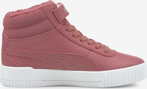 Carina Mid Fur Junior Tenisky dětské Puma | Růžová | Dívčí | 36 - obrázek 4