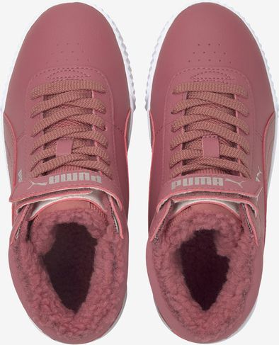 Carina Mid Fur Junior Tenisky dětské Puma | Růžová | Dívčí | 36 - obrázek 5