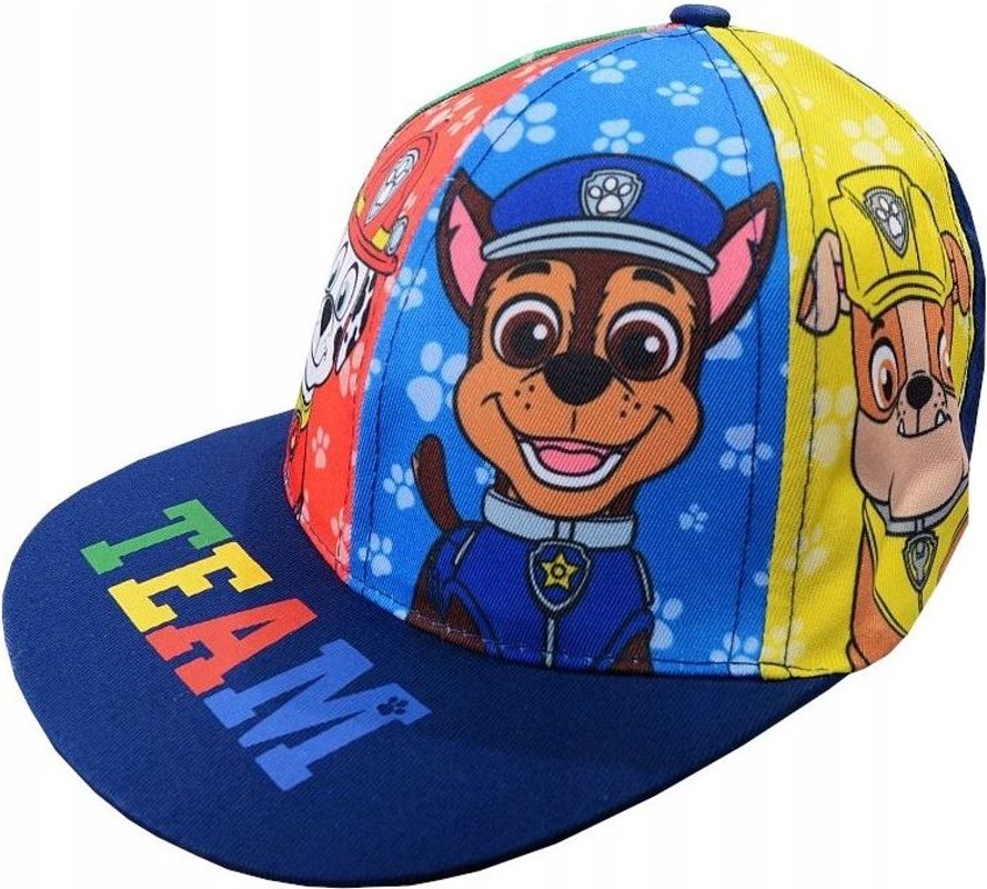 E plus M · Dětská / chlapecká kšiltovka s rovným kšiltem Tlapková patrola - Paw Patrol 54 - obrázek 1