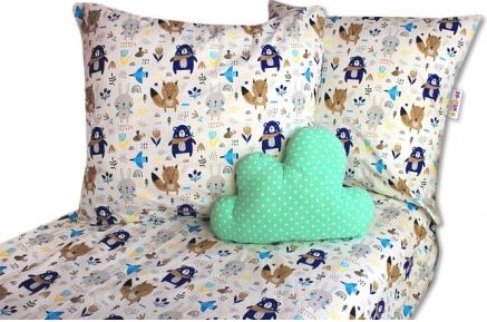 Baby Nellys 2 dílné bavlněné povlečení 140 x 200/70 x 80 cm - Forest boy, Velikost povlečení 140x200/70x80cm