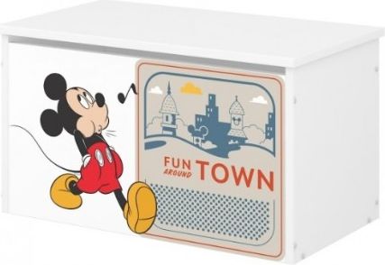 BabyBoo Box na hračky, truhla Disney - Mickey, bílý - obrázek 1