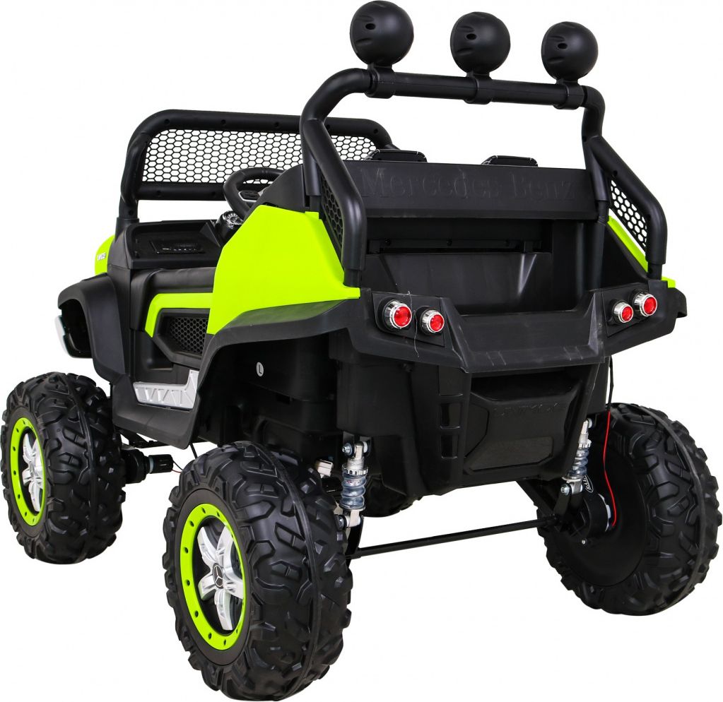 Elektrické autíčko Mercedes Unimog S, 4x4, 12V Zelené - obrázek 8