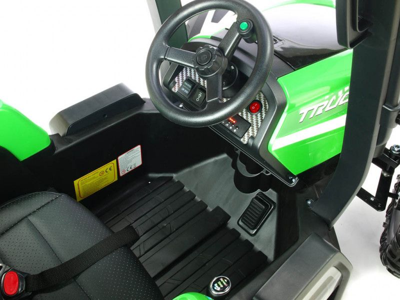 Elektrický traktor s přívěsem Blast GREEN - obrázek 3