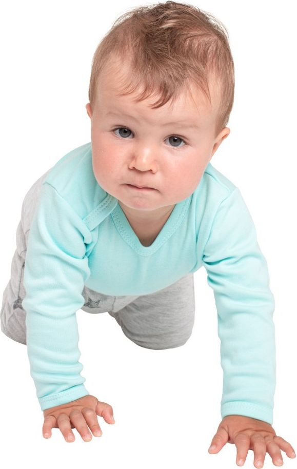 NEW BABY Kojenecké body New Baby Classic II mátové 86 100% bavlna 86 (12-18m) - obrázek 2