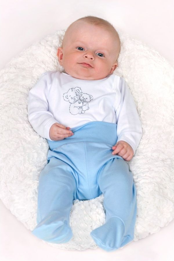 NEW BABY Kojenecké polodupačky Classic zelené 62 100% bavlna 62 (3-6m) - obrázek 2