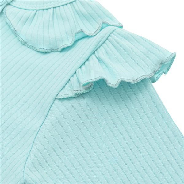 NEW BABY Kojenecký bavlněný overal Stripes ledově modrá 100% Bavlna 62 (3-6m) - obrázek 2