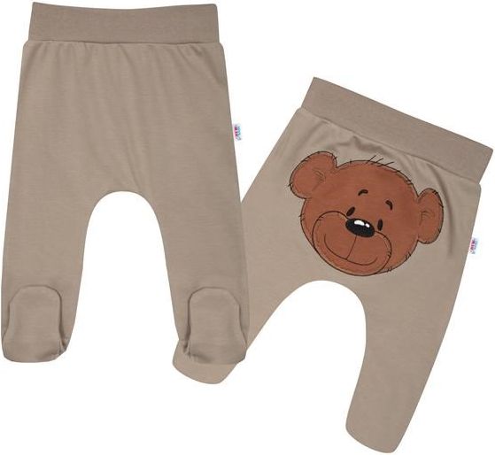 NEW BABY Kojenecké bavlněné polodupačky BrumBrum latte 100% bavlna 74 (6-9m) - obrázek 1