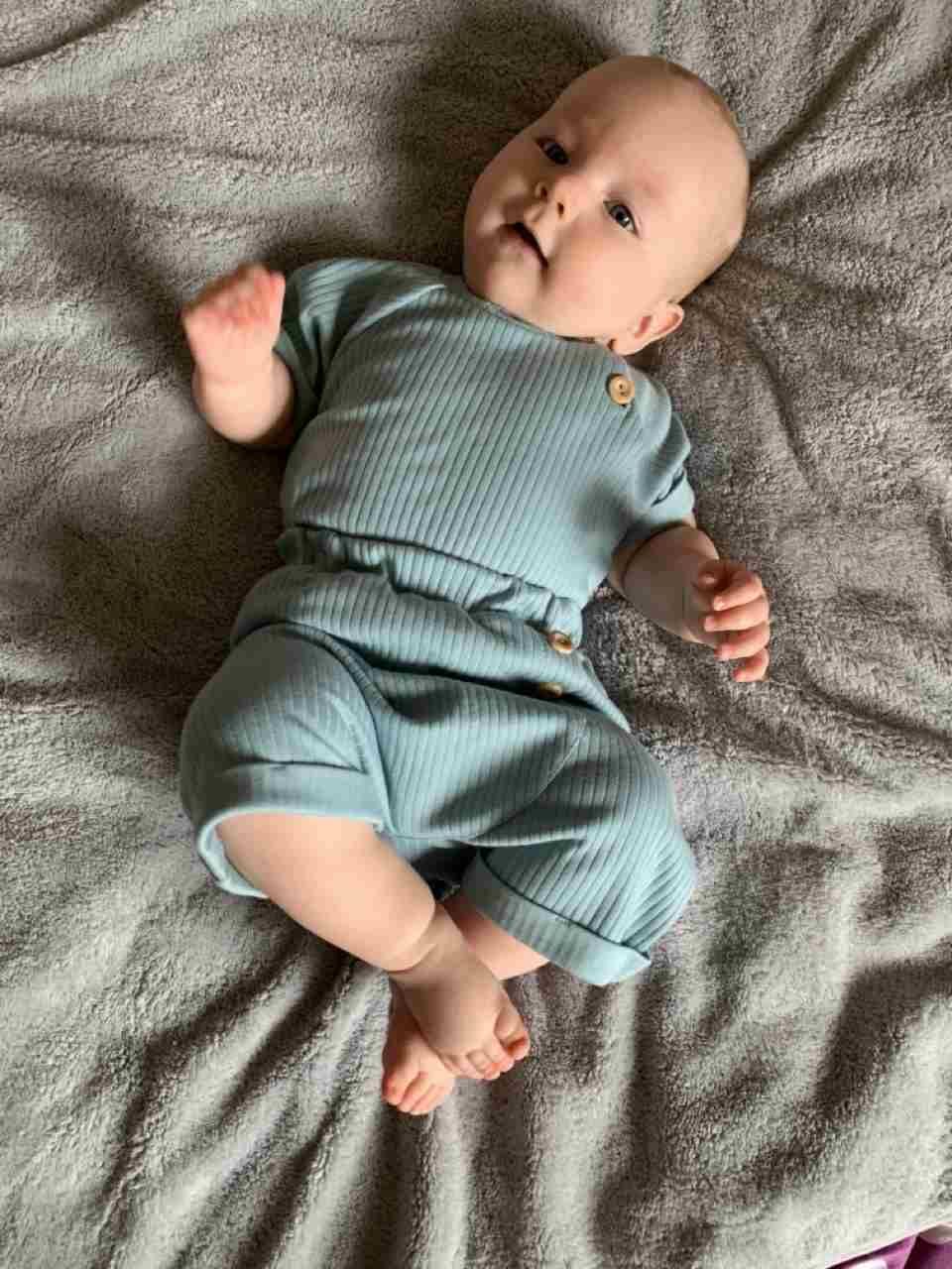 NEW BABY Kojenecká letní souprava tričko a kraťásky Practical 100% bavlna 74 (6-9m) - obrázek 5
