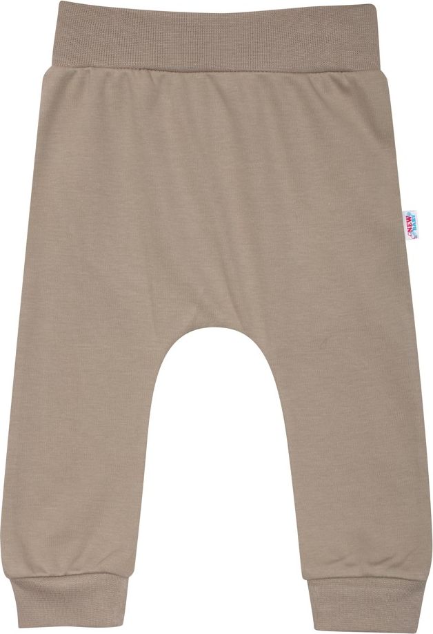 NEW BABY Kojenecké bavlněné tepláčky BrumBrum latte 100% bavlna 80 (9-12m) - obrázek 2