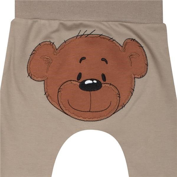 NEW BABY Kojenecké bavlněné tepláčky BrumBrum latte 100% bavlna 80 (9-12m) - obrázek 3