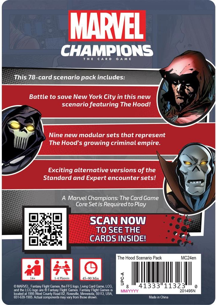 FFG Marvel Champions: The Hood  Scenario Pack - EN - obrázek 2