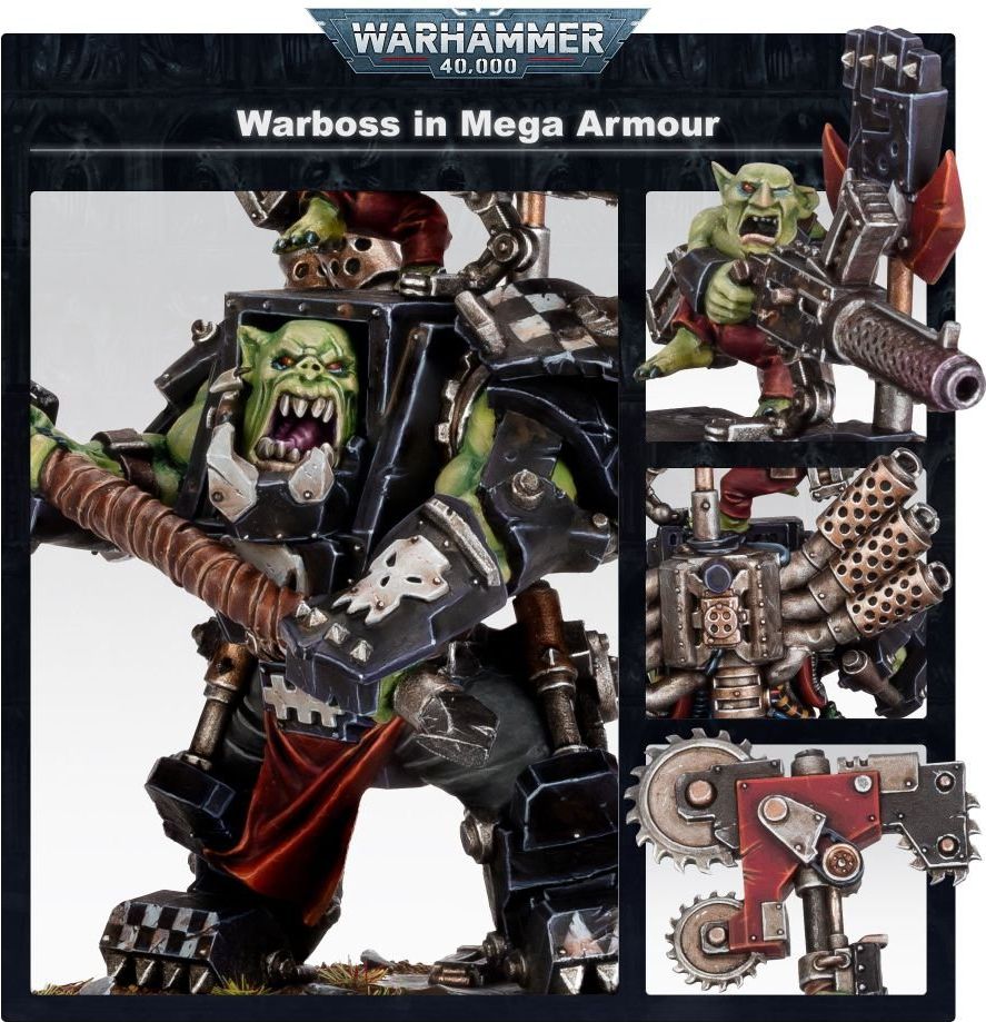 Games Workshop Warhammer 40,000 - Warboss in Mega Armour - obrázek 2