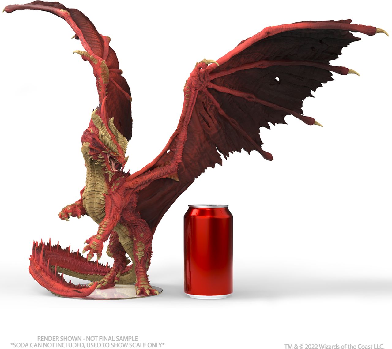 WizKids D&D Icons of the Realms Miniatures: Balagos, Ancient Red Dragon - obrázek 1