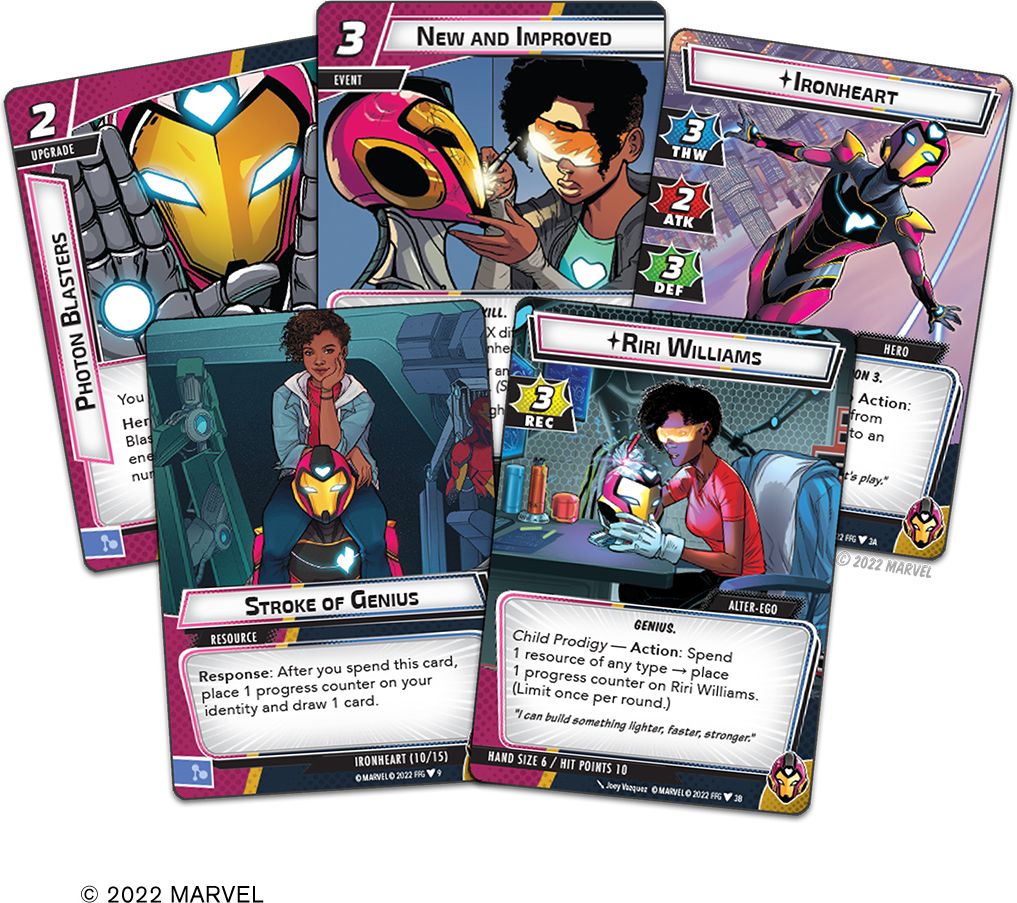 FFG Marvel LCG Champions - Ironheart Hero Pack - obrázek 2