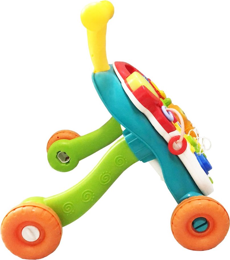 Petite&Mars Chodítko a Stolek hrací 2v1 Activity Rainbow - obrázek 4