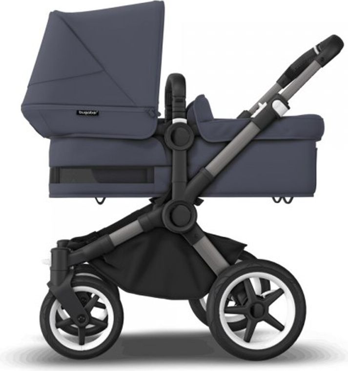 BUGABOO Donkey 5 Kompletní kočárek Mono Graphite/Stormy blue-Stormy blue - obrázek 10
