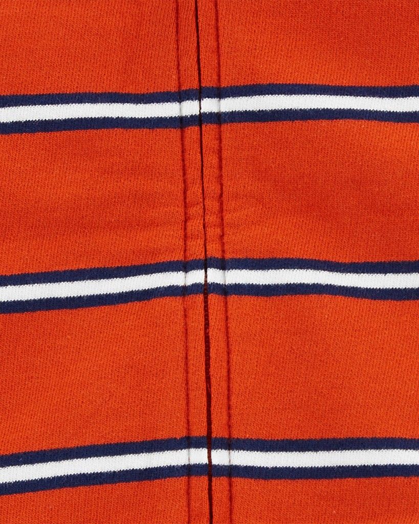 CARTER'S Set 3dílná vesta, tepláky, body dl. rukáv Orange Stripes chlapec 18m - obrázek 2