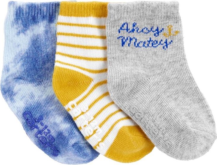 CARTER'S Ponožky Mix chlapec LBB 3ks 12-24m - obrázek 1