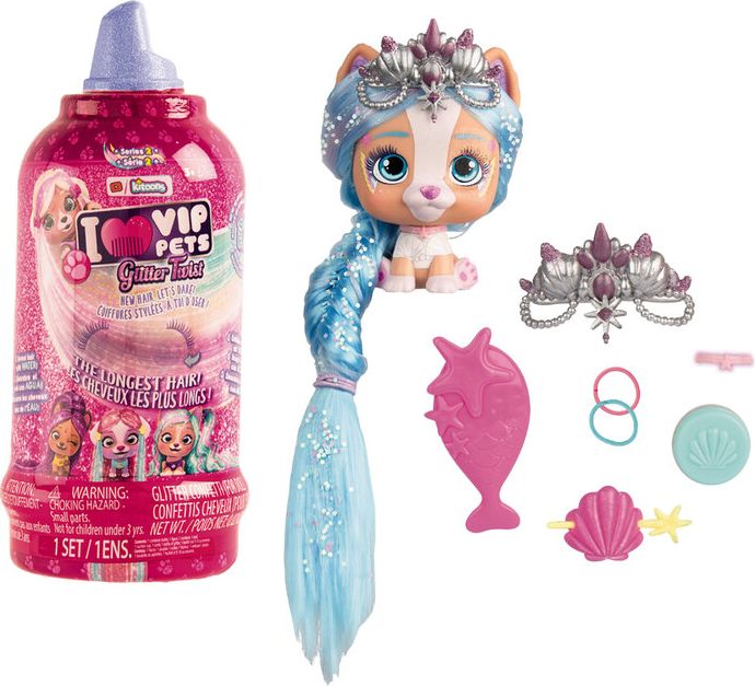 VIP Pets GLITTER, pejsek s doplňky, série 2 - obrázek 1