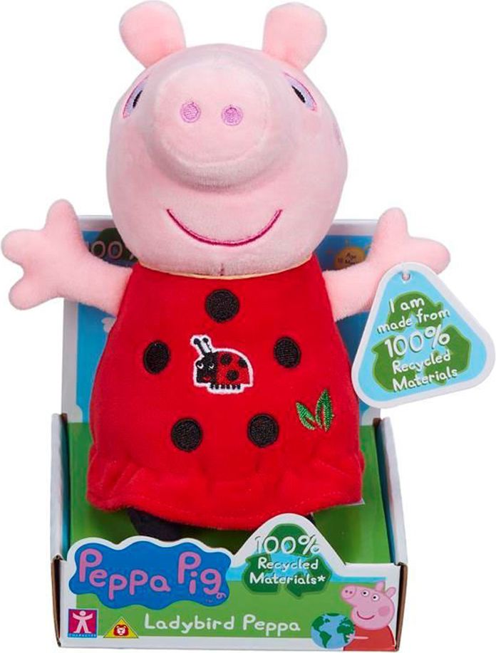 PEPPA Pig ECO plyšová Peppa 20cm šaty beruška 0+ - obrázek 4