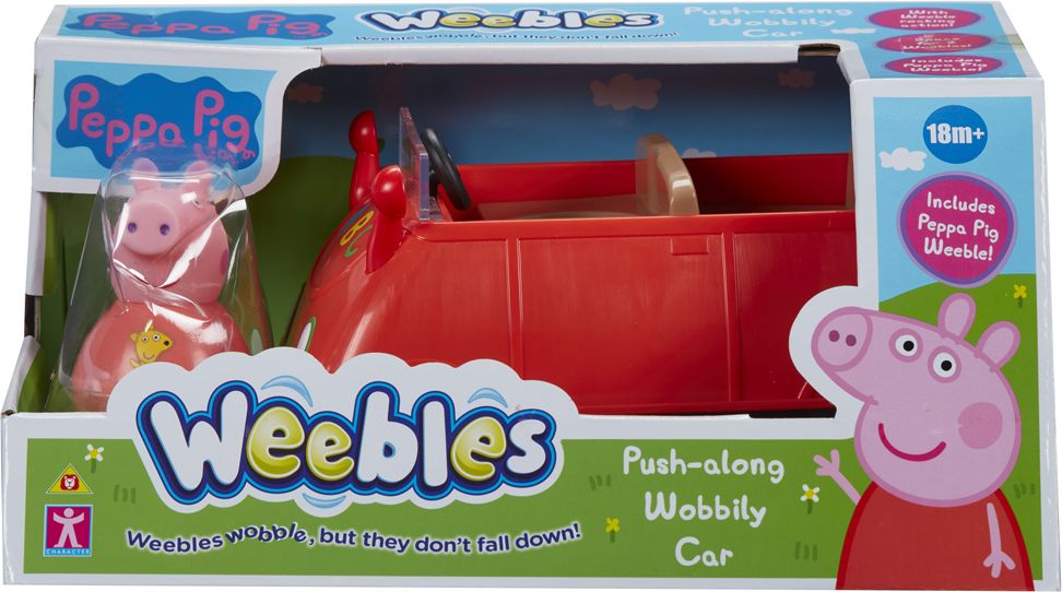 PEPPA Pig WEEBLES - Roly Poly figurka s autem - obrázek 5
