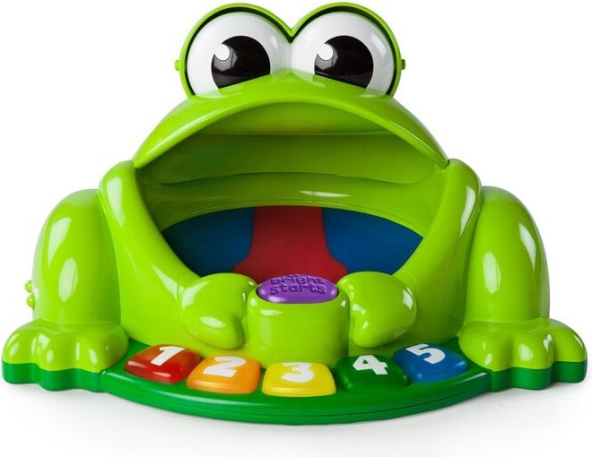 BRIGHT STARTS Hračka hudební žabka Pop & Giggle Pond Pal™ 6m+ - obrázek 1