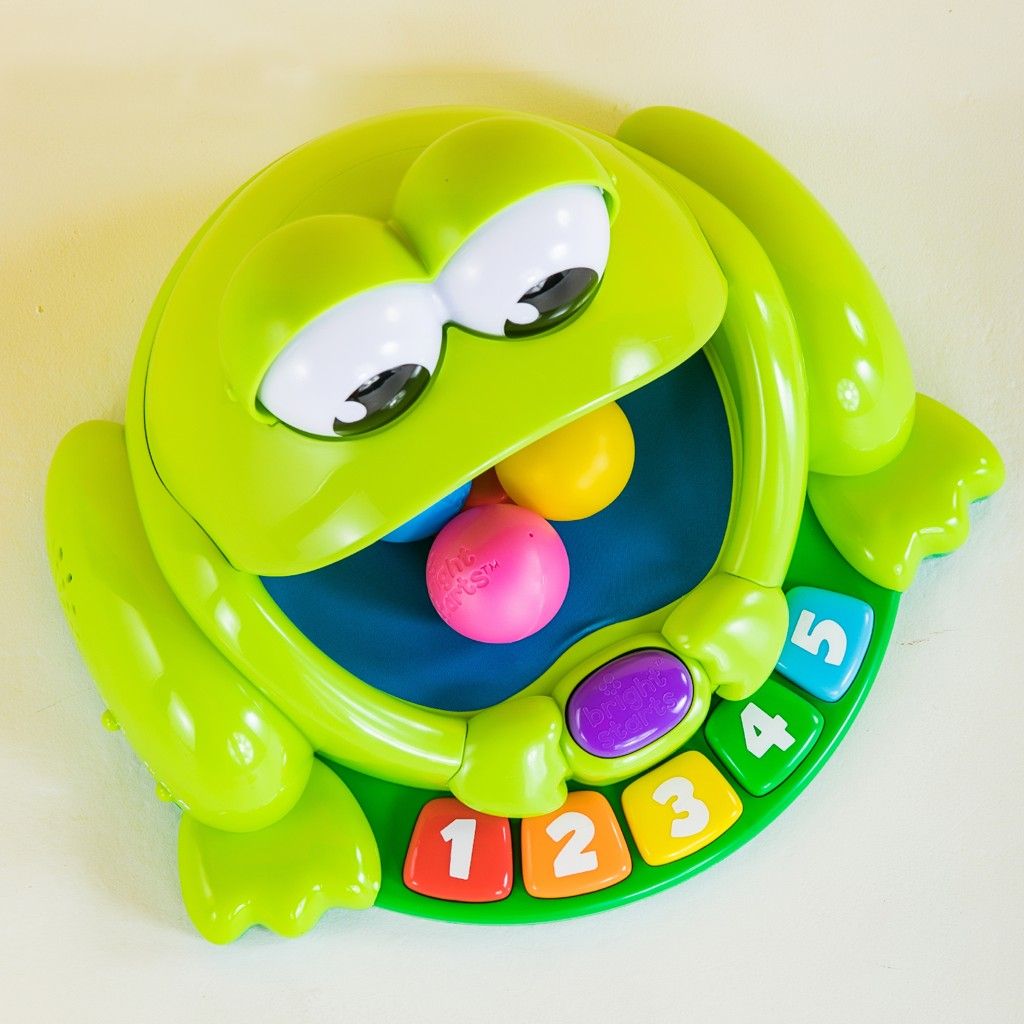 BRIGHT STARTS Hračka hudební žabka Pop & Giggle Pond Pal™ 6m+ - obrázek 4