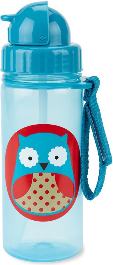 SKIP HOP Zoo Hrnek s brčkem PP bez PVC a BPA Sova 12 m+ - obrázek 2