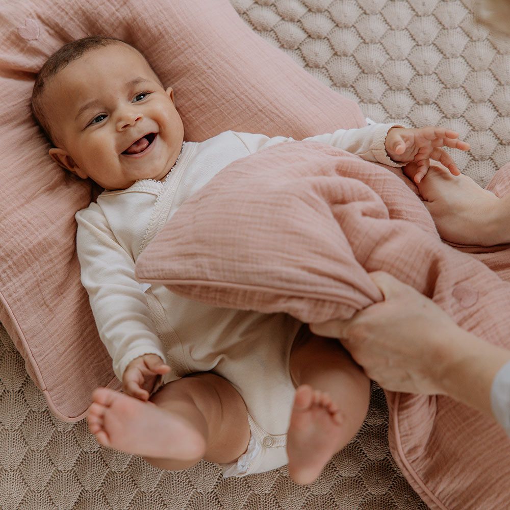 BIBS Povlečení mušelínové z BIO bavlny, Blush - obrázek 4