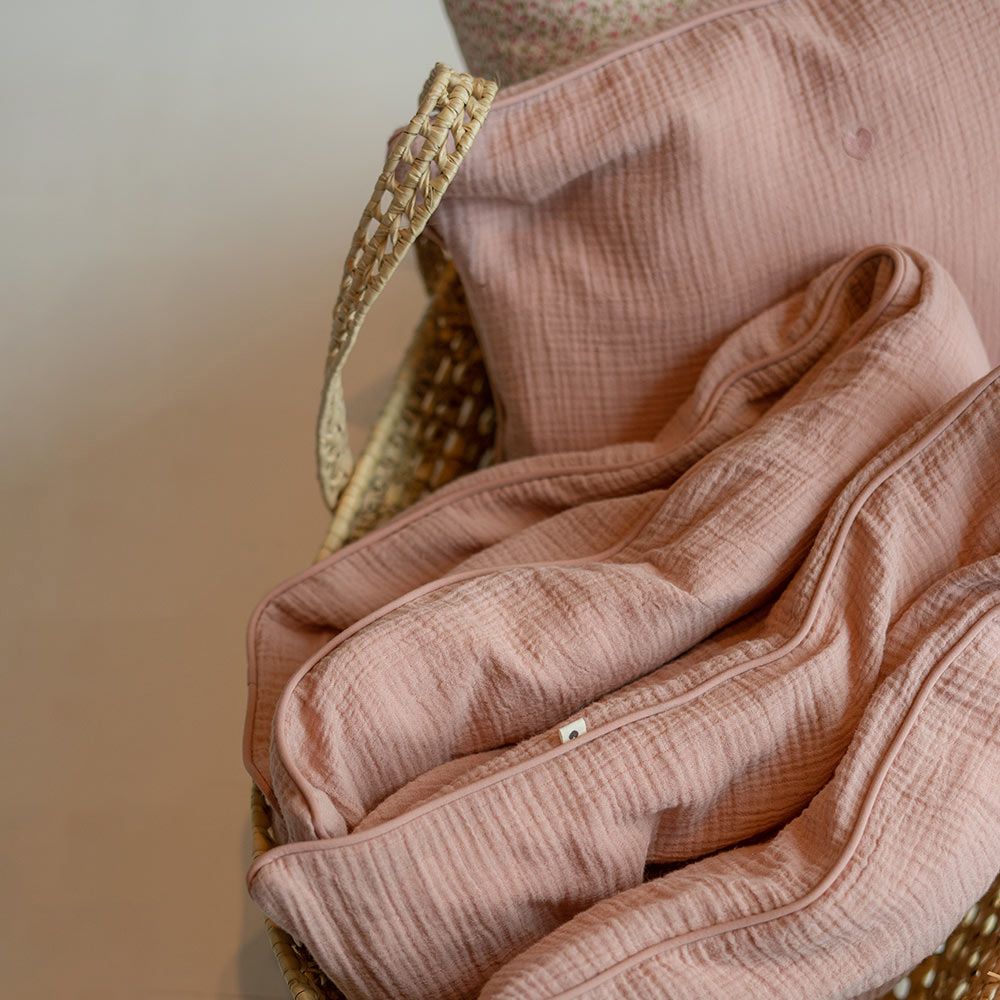 BIBS Povlečení mušelínové z BIO bavlny, Blush - obrázek 5
