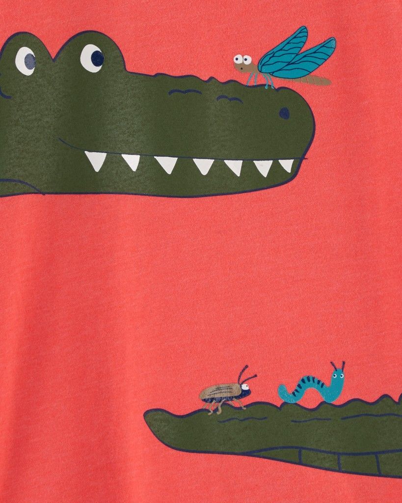 CARTER'S Triko krátký rukáv Red Alligator kluk 24m - obrázek 2