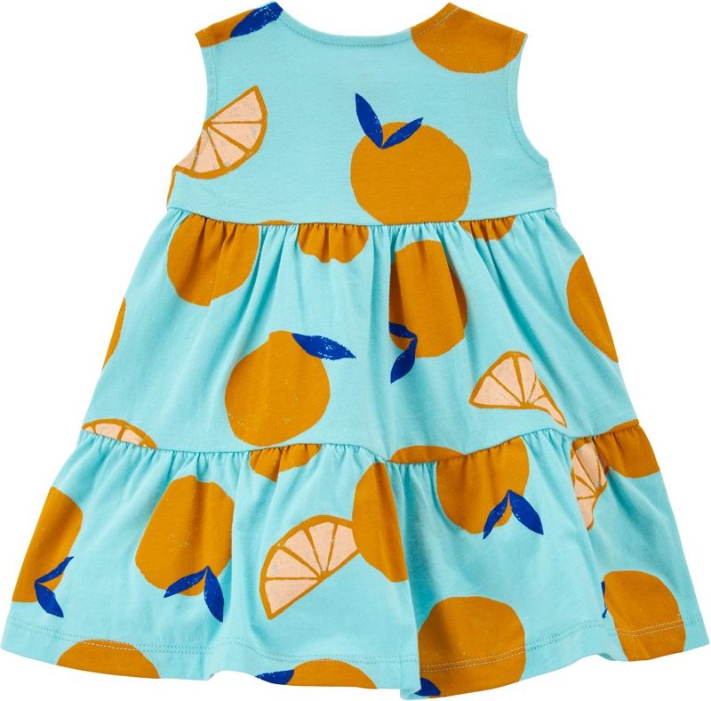 CARTER'S Šaty Blue Orange holka 18m - obrázek 2
