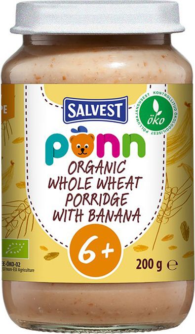 Salvest Põnn BIO Banán s ovesnými vločkami 6 x 200 g - obrázek 2