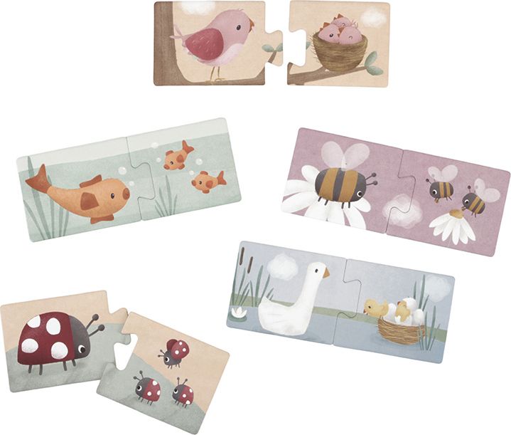 LITTLE DUTCH Duo puzzle Květiny a motýli - obrázek 5