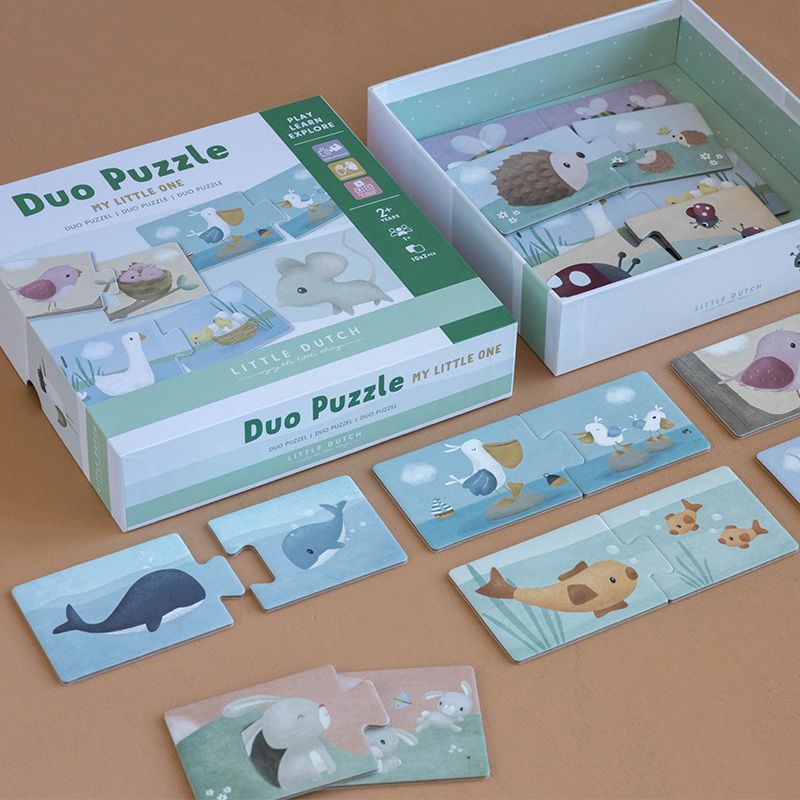 LITTLE DUTCH Duo puzzle Květiny a motýli - obrázek 6