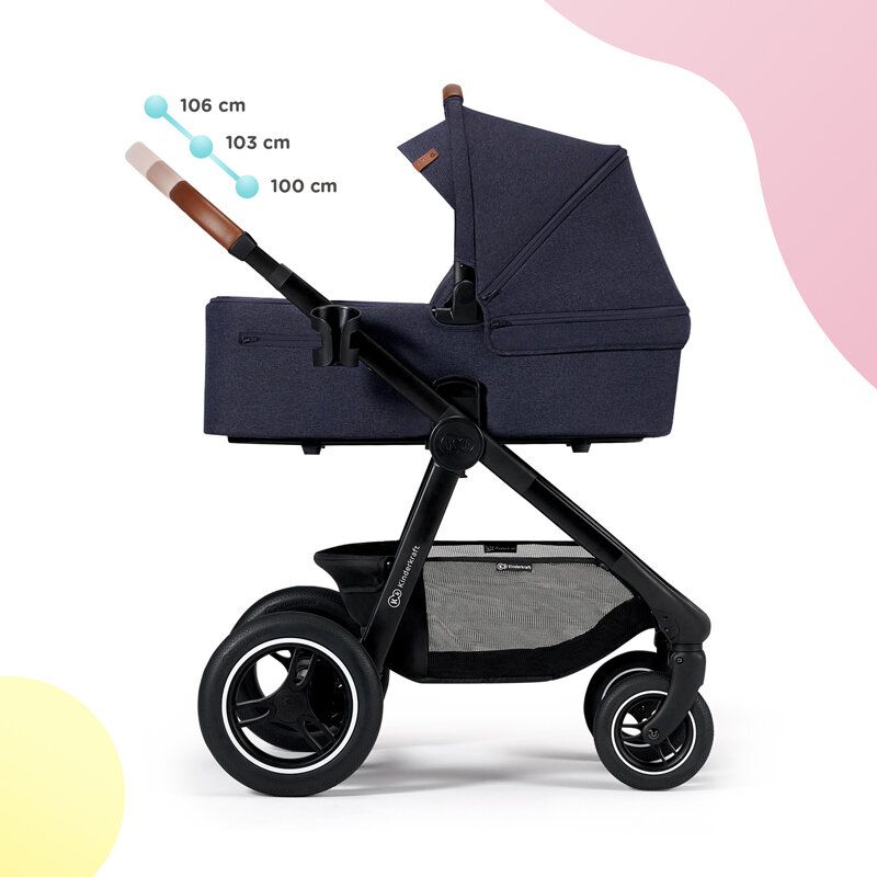 KINDERKRAFT Kočárek Everyday 2v1 Denim + ANGELCARE AC110 Audio chůvička ZDARMA - obrázek 28