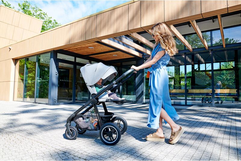 KINDERKRAFT Kočárek Everyday 2v1 Denim + ANGELCARE AC027 Monitor pohybu dechu ZDARMA - obrázek 2