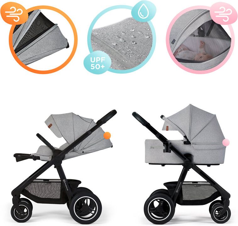KINDERKRAFT Kočárek Everyday 2v1 Denim + ANGELCARE AC027 Monitor pohybu dechu ZDARMA - obrázek 19