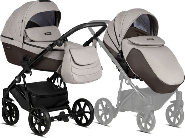 TUTIS Kočárek kombinovaný Viva4 2v1 Warm Grey - obrázek 1