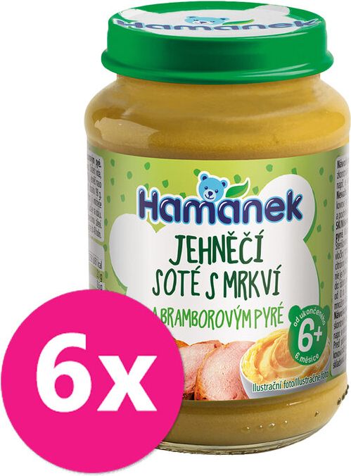 Hamánek Jehněčí soté s mrkví a bramborovým pyré 6 x 190 g - obrázek 1