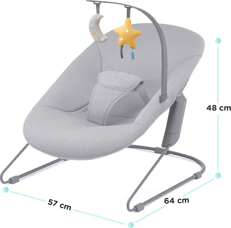 KINDERKRAFT Lehátko houpací CALMEE 0m+, do 9kg - obrázek 7