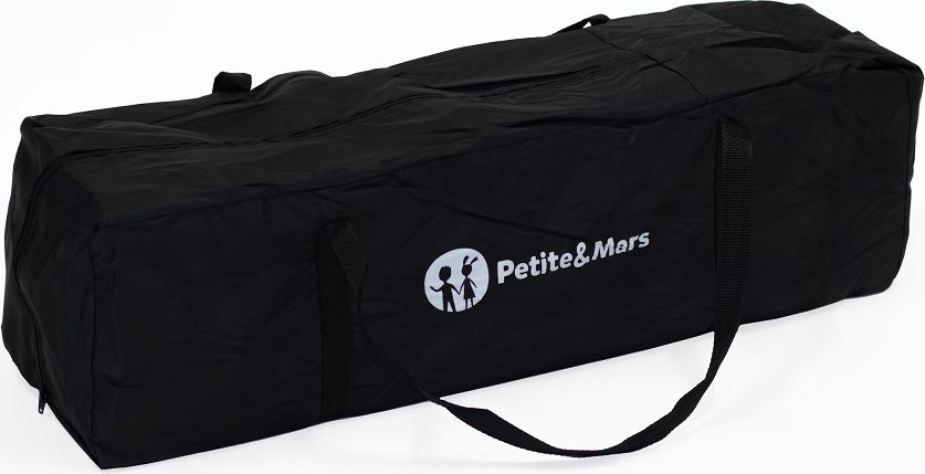 PETITE&MARS Postýlka cestovní Koot s přídavným patrem 2v1 Green - obrázek 7