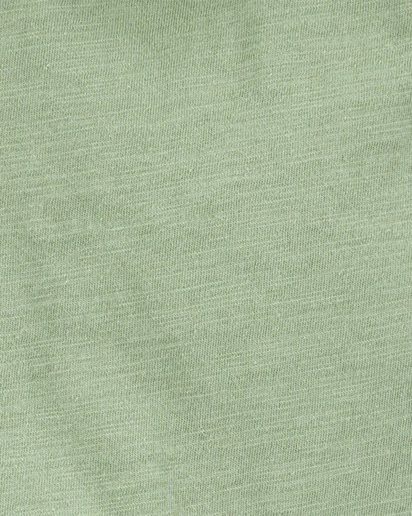 CARTER'S Overal bez nožiček na ramínka Green Embroidery holka 3m - obrázek 3