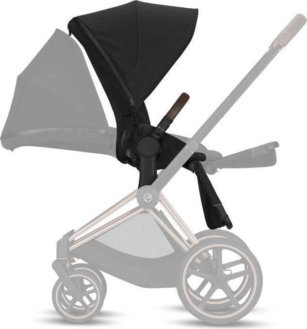 CYBEX Kočárek Priam podvozek Matt Black + seat pack Nautical Blue - obrázek 3