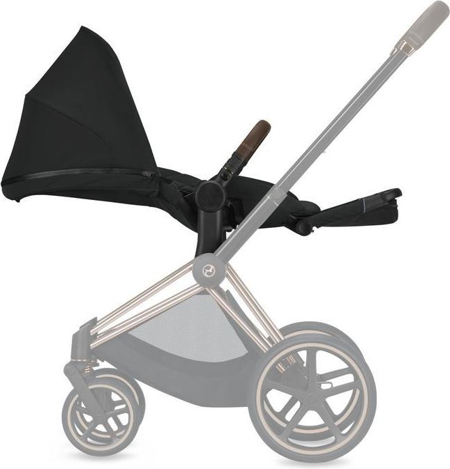 CYBEX Kočárek Priam podvozek Matt Black + seat pack Nautical Blue - obrázek 4